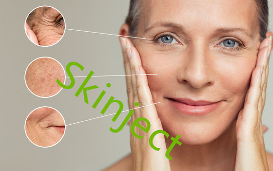 Inyecciones cutáneas finas del labio del llenador de Skinject ha