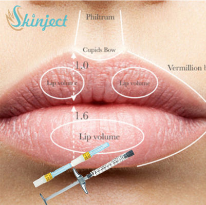 Llenador ácido hialurónico 1ml 2ml 5ml de la ha del labio del llenador cutáneo inyectable completo de la mejilla