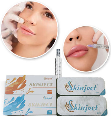 Llenador ácido hialurónico 1ml 2ml 5ml de la ha del labio del llenador cutáneo inyectable completo de la mejilla