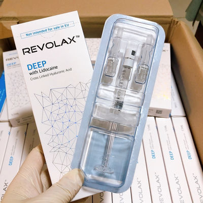 Llenador facial ácido hialurónico profundo 1.1ml de Revolax con lidocaína
