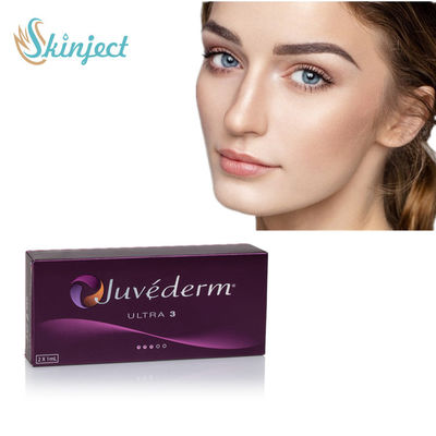 Inyección ácida hialurónica del gel del llenador cutáneo inyectable ultra 3 de Juvederm