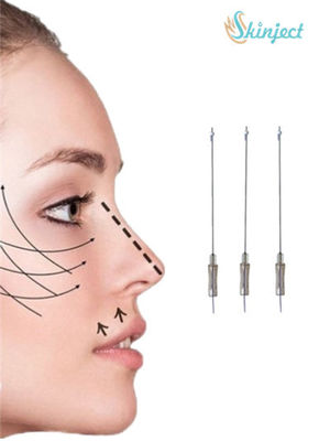 Tipo del DIENTE - 2 - 1 L lifting facial del hilo de la aguja PDO