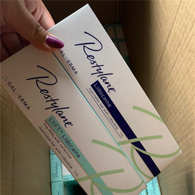 Llenador cutáneo inyectable ácido hialurónico, gel inyectable de  para los labios