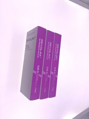 1.1 ml Revolax SubQ Relleno de HA con enlace cruzado