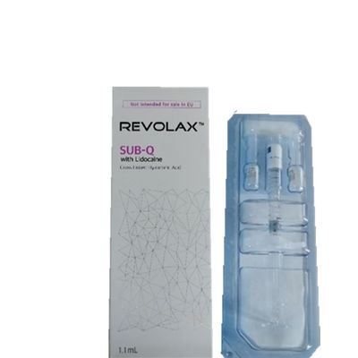 1.1 ml Revolax SubQ Relleno de HA con enlace cruzado