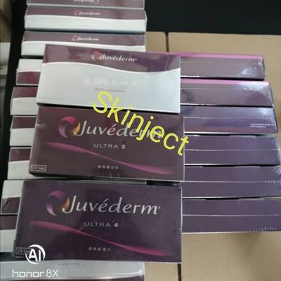 los llenadores ácidos hialurónicos de 24mg/ml Juvederm hacen frente a 2x1ml de relleno
