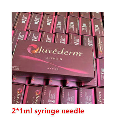 Llenador cutáneo ácido hialurónico de la inyección del llenador de la aguja de la jeringuilla de Juvederm Ultra3 2*1ml para los labios