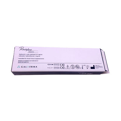 Gel inyectable de  con el llenador cutáneo ácido de Hayluronic de la lidocaína