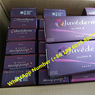 Llenador cutáneo inyectable de Juvederm Voluma para las mejillas faciales del contorno que forman