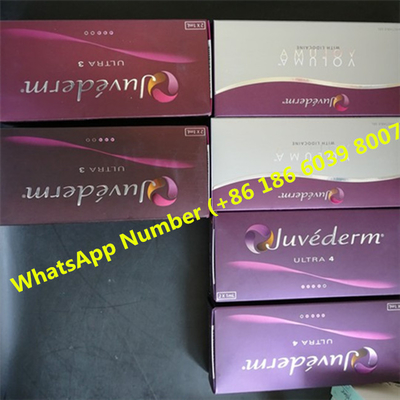 La cruz purificada de la ha ligó el llenador cutáneo Juvederm ultra para las arrugas 2x1ml