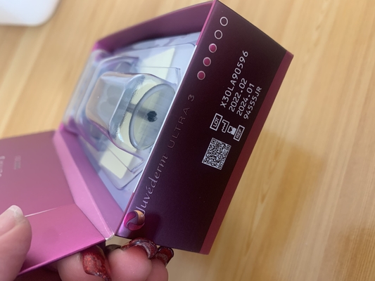 Llenador cutáneo ácido hialurónico de relleno ultra 3 de Juvederm del llenador de los labios de la cara