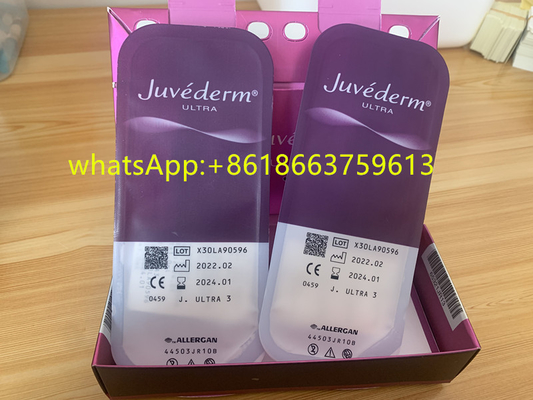Llenador ácido hialurónico Juvederm Ultra3 del labio 281ML cutáneo