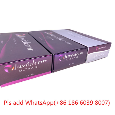 El llenador cutáneo inyectable Juvederm para aprieta elasticidad de la restauración de la piel