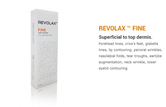 llenador cutáneo 1.1ml de 24mg/Ml ha Revolax con la marca del CE