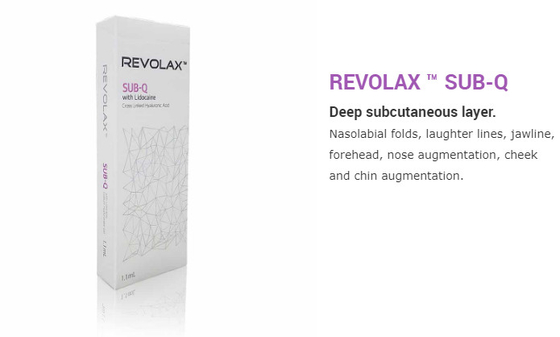 llenador cutáneo 1.1ml de 24mg/Ml ha Revolax con la marca del CE