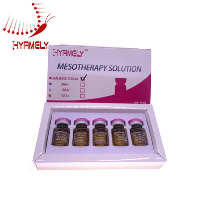 Suero cutáneo ácido hialurónico del llenador de la solución meso de Hyamely 5ML