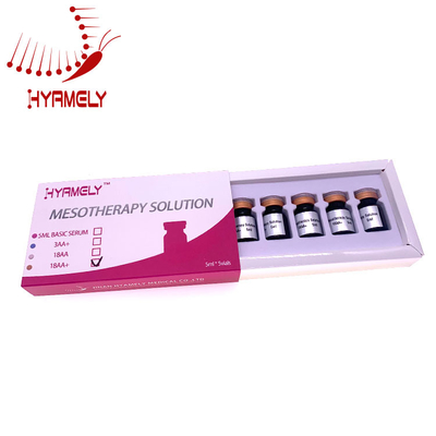 Suero cutáneo ácido hialurónico del llenador de la solución meso de Hyamely 5ML