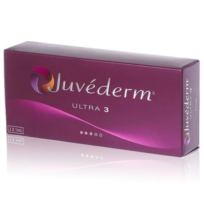 Llenador cutáneo ácido hialurónico inyectable de Juvederm del gel Ultra3 para el relleno de los labios