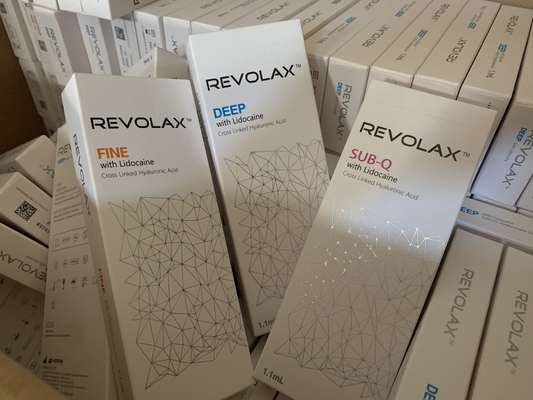 Llenador ligado cruzado ha inyectable del labio de 1,1 ml Revolax cutáneo