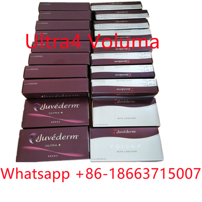 Llenador cutáneo inyectable Juvederm Ultra4 Voluma de la lidocaína