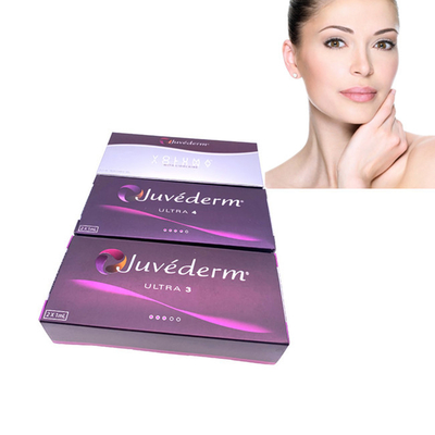 Juvederm ultra 3 y llenador facial ácido hialurónico ultra 4 para los labios
