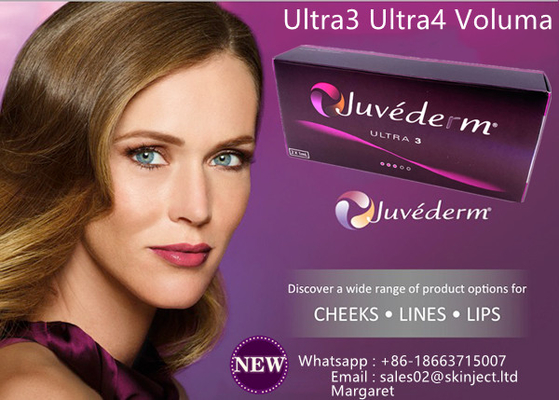 Ácido hialurónico del llenador anti de la arruga de Juvederm Ultra3 Ultra4 Voluma cutáneo