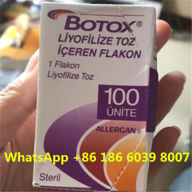 El polvo forma el tipo de Allergan  100iu un 1 frasco/caja