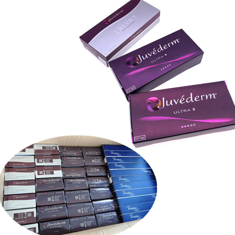 Juvederm Voluma ultra 3 ultra llenador cutáneo ligado 4 cruces para los pómulos de los labios