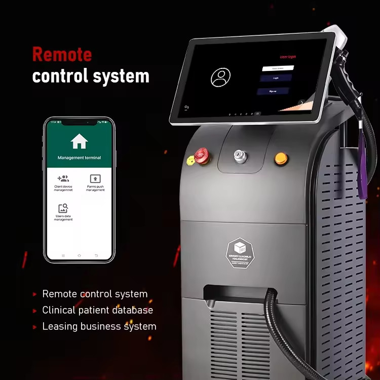 Máquina de depilación por láser de diodo OEM 755 808 1064nm Máquina de depilación por láser de diodo 1200w