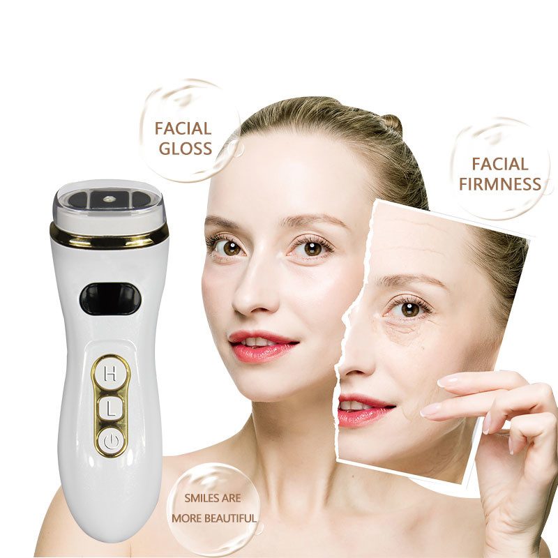 Máquina de belleza facial Cuidado de la piel portátil Uso en el hogar Esencia Masaje facial Estiramiento de la piel Refuerzo de la piel