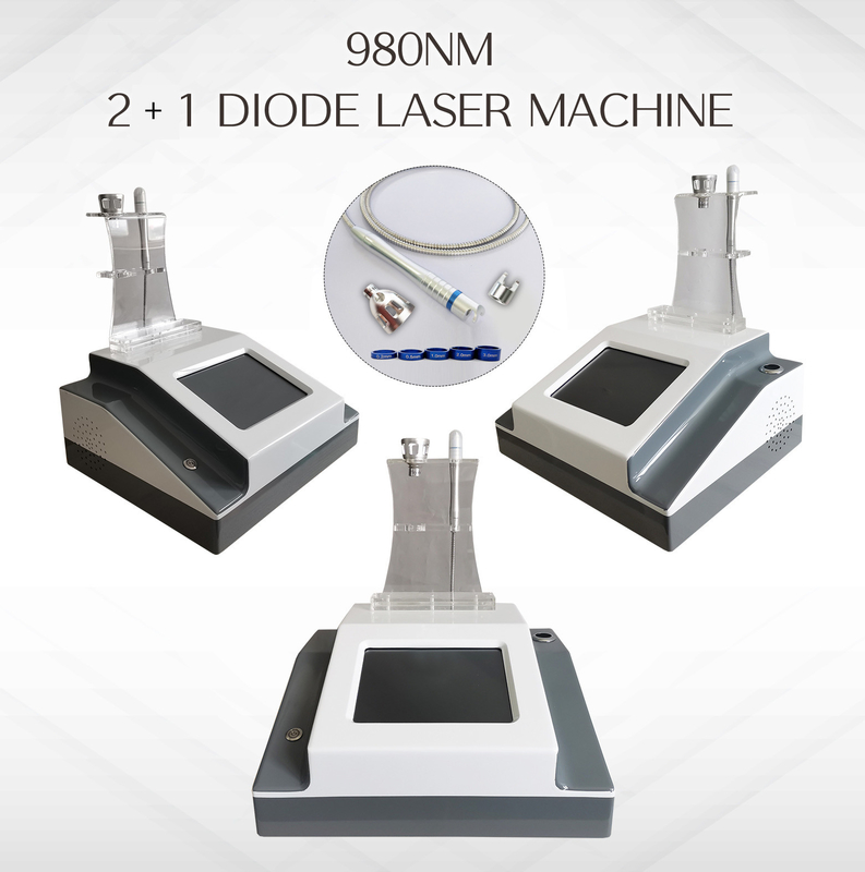 Máquina de belleza facial portátil de 2 in1 980nm de diodo láser para la extirpación de venas vasculares faciales