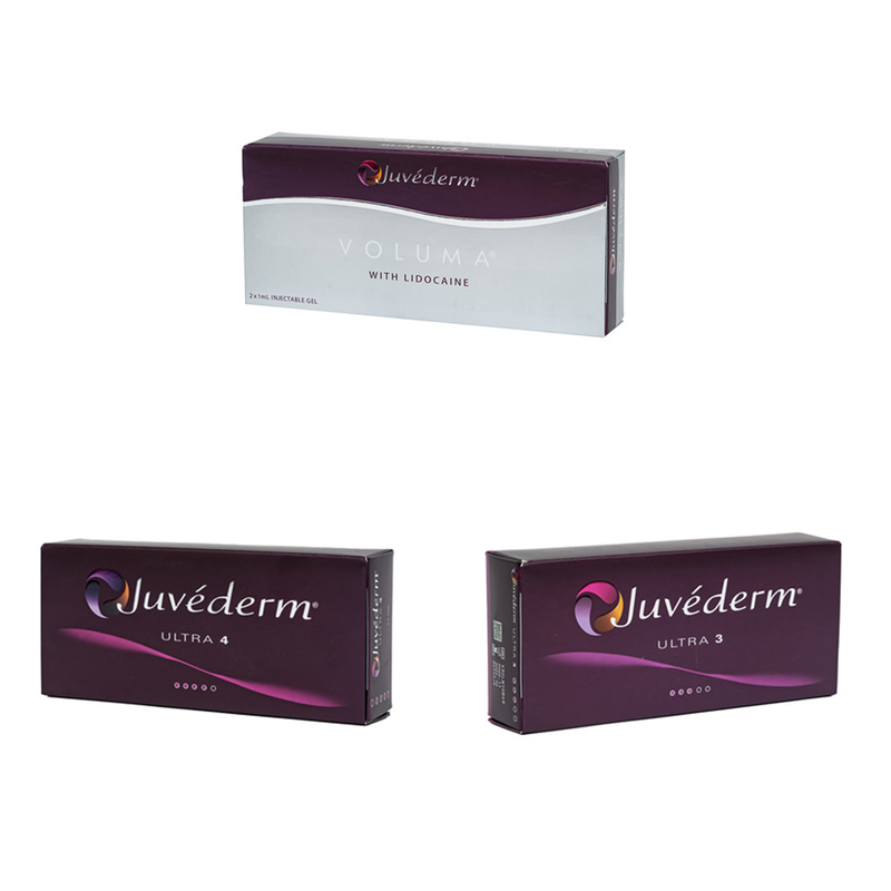 2 jeringas*1 ml de relleno cutáneo facial inyección de ácido hialurónico para mandíbula/ nariz/ labios/ mejilla y barbillas