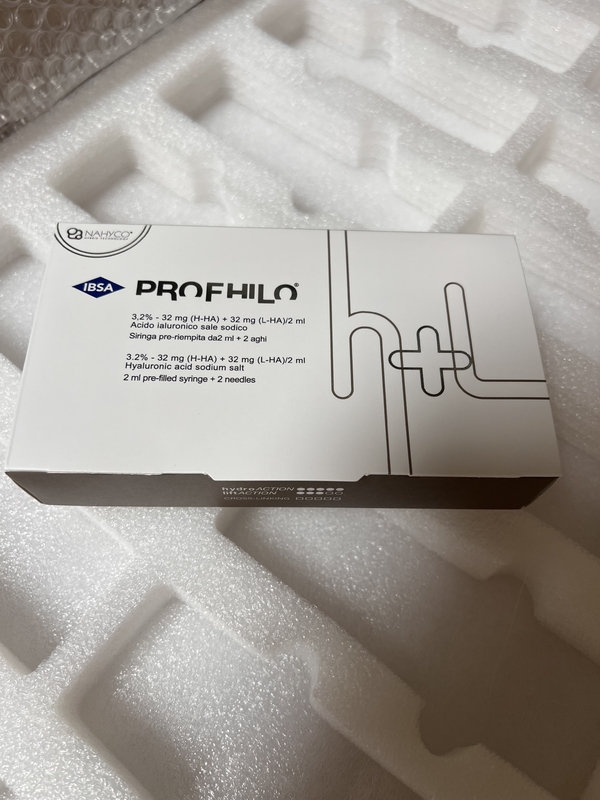 Antienvejecimiento y eliminación de arrugas Profhilo H L 2 ml de ácido hialurónico con concentración de 32 mg/ml Ha