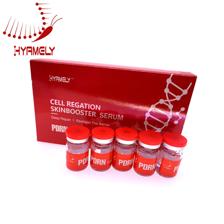 Seros blancos de PDRN 3 Ml Caja de vial 5 Solución regenerativa para el cuidado de la piel que apoya la síntesis de colágeno y la curación de la piel