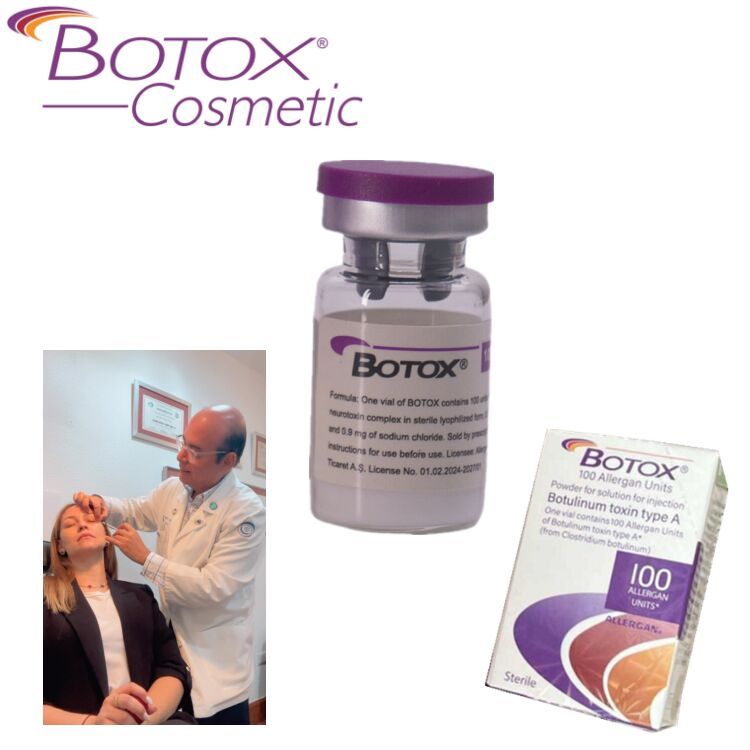 Toxina Botulínica 100 Unidades Toxina Para Quitar Arrugas Aplicación Facial Péptido Polvo Liofilizado