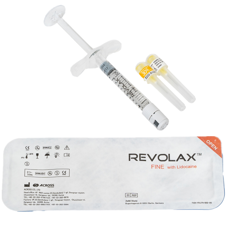 Revolax Ácido hialurónico Relleno dérmico Limpieza natural Aumento de labios Restauración del volumen facial