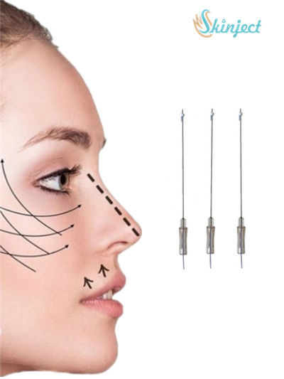 Tipo del DIENTE - 2 - 1 L lifting facial del hilo de la aguja PDO