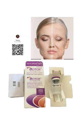 Toxina Botulinum  Allergan 100 llenadores cutáneos de las unidades para el cuidado de piel
