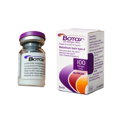 Toxina botulínica tipo A Clostridium Botulinum 100ui  alérgico