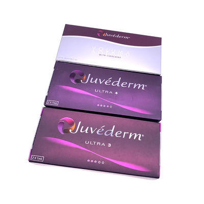 Juvaderm Dermal Filler Cross Linked Gel de ácido hialurónico para nariz labios y mandíbula