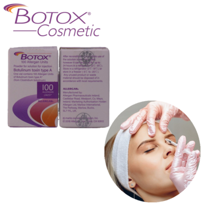 Botox Allergan 100UI Abbive Botox Toxina Clostridium Botulinum para Eliminar Líneas Faciales