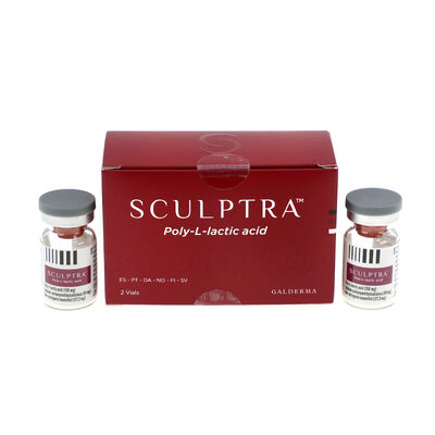 Red Sculptrure 2 viales Inyectable estimulante del colágeno avanzado para la restauración del volumen facial y el rejuvenecimiento duradero de la piel