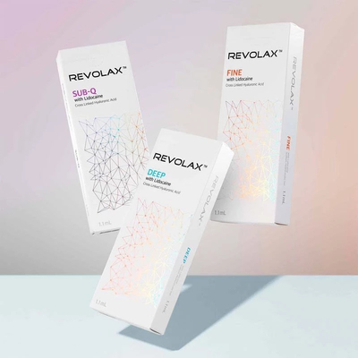 Llenador facial ácido hialurónico sub-q profundo de la multa de Revolax